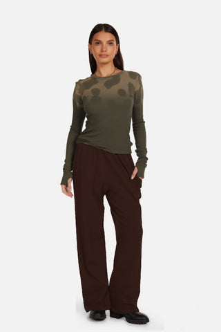 Michael Lauren Mabel Wide Leg Sweatpants