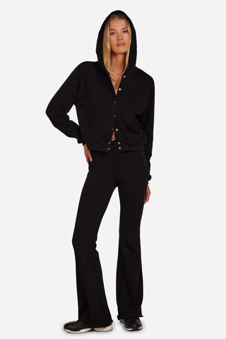 Michael Lauren Philo Snap Front Hoodie