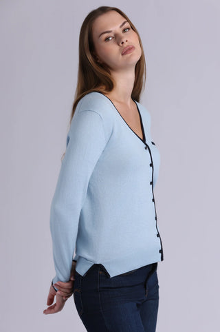 Minnie Rose Cardigan with Tipping