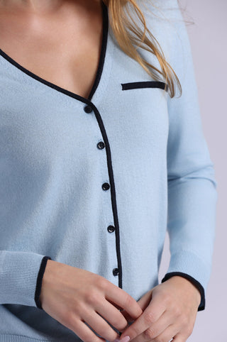 Minnie Rose Cardigan with Tipping