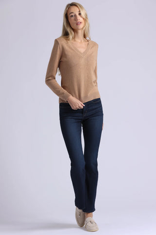 Minnie Rose Power Shoulder Long Sleeve