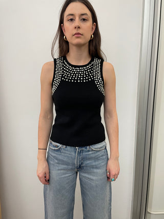 Minnie Rose Rhinestone Tank Top