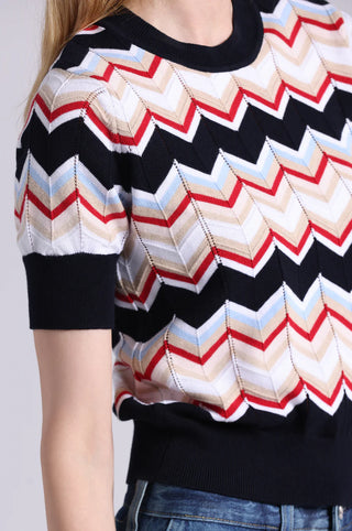 Minnie Rose CC Chevron Shirt
