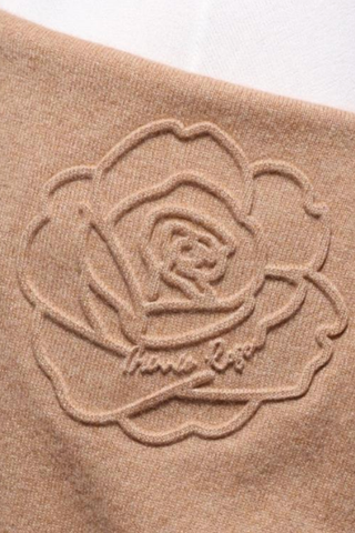 Minnie Rose Cashmere Embossed Logo Sweater - Premium clothing at Lonnys NY - Just $340! Shop Womens clothing now 