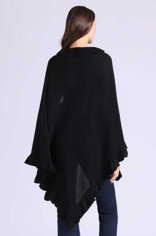 Minnie Rose Cashmere Ruffle Shawl