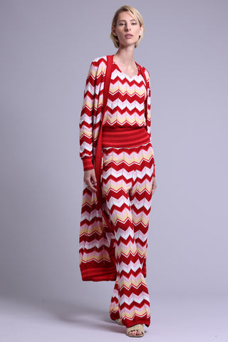 Minnie Rose Chevron Pointelle Tank Top - Premium clothing at Lonnys NY - Just $248! Shop Womens clothing now 