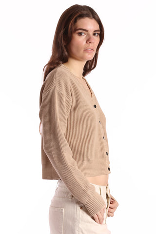 Minnie Rose Shaker Cropped Cardigan - Premium clothing at Lonnys NY - Just $179! Shop Womens clothing now 