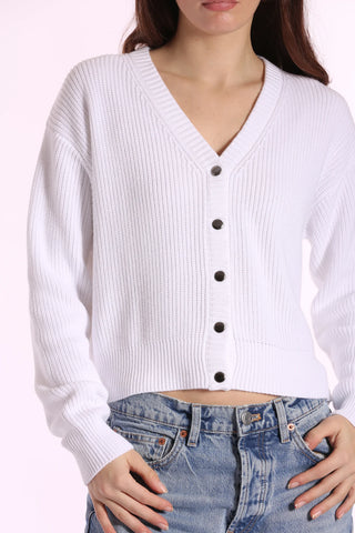 Minnie Rose Shaker Cropped Cardigan - Premium clothing at Lonnys NY - Just $179! Shop Womens clothing now 