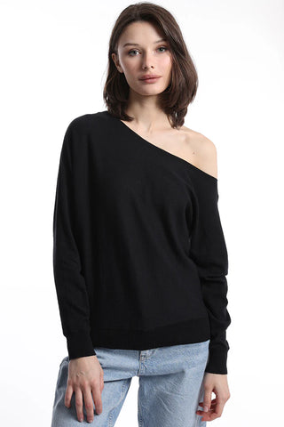 Minnie Rose Cold Shoulder Top - Premium Shirts & Tops at Lonnys NY - Just $145! Shop Womens clothing now 