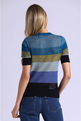 Minnie Rose Plaited Mesh Top