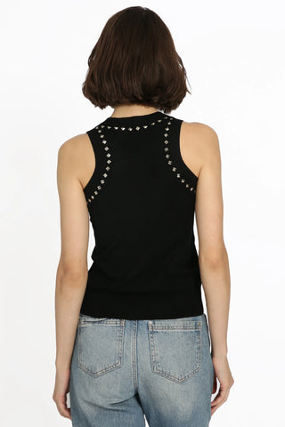 Minnie Rose Studded Tank Top - Premium clothing at Lonnys NY - Just $166! Shop Womens clothing now 