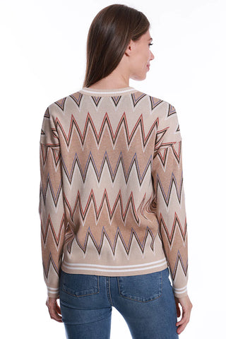 Minnie Rose Viscose Blend Chevron Cardigan - Premium clothing at Lonnys NY - Just $311! Shop Womens clothing now 