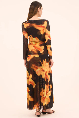 Misa Lira Yellow Flora Top