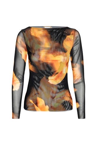 Misa Lira Yellow Flora Top