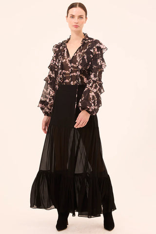 Misa Lupe Ruffled Blouse