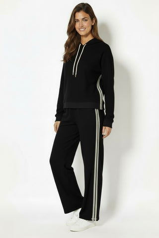 Mododoc Long Sleeve Hi-Lo Hoodie Sweatshirt