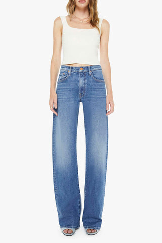 Mother Mid Rise Lasso Heel Jeans