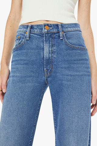 Mother Mid Rise Lasso Heel Jeans