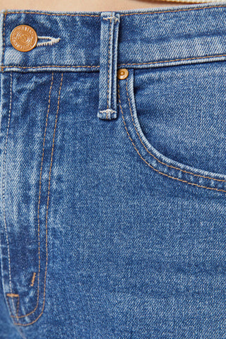 Mother Mid Rise Lasso Heel Jeans