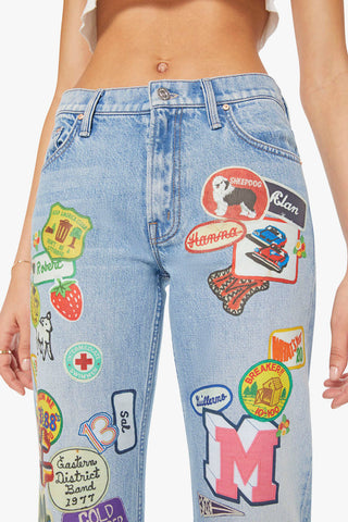 Mother Denim Bookie Sneak Patch Jeans