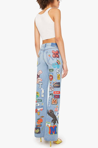Mother Denim Bookie Sneak Patch Jeans