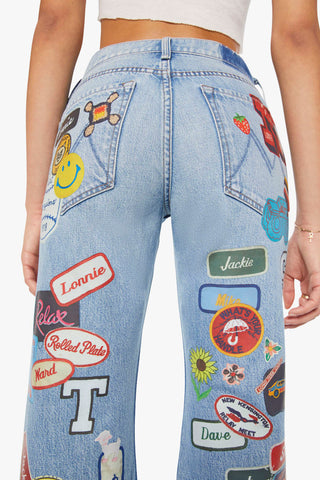 Mother Denim Bookie Sneak Patch Jeans