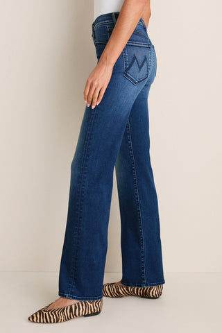 Mother The Kick It High Rise Straight Leg Jeans