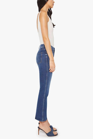 Mother Mid Rise Smokin' Double Flood Jeans