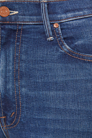 Mother Mid Rise Smokin' Double Flood Jeans