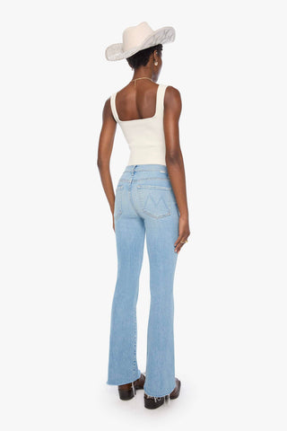 Mother The Weekender Fray Midrise Flare Jeans