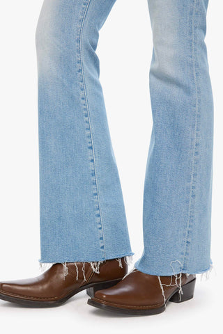 Mother The Weekender Fray Midrise Flare Jeans