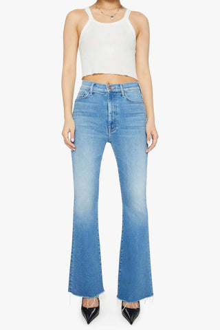 Mother Lil HW Weekender Fray Jeans - Premium clothing at Lonnys NY - Just $248! Shop Womens clothing now 