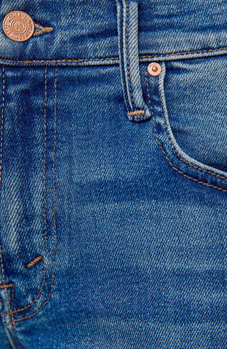 Mother Lil Mr Sidestepper Twist Sneak Jeans