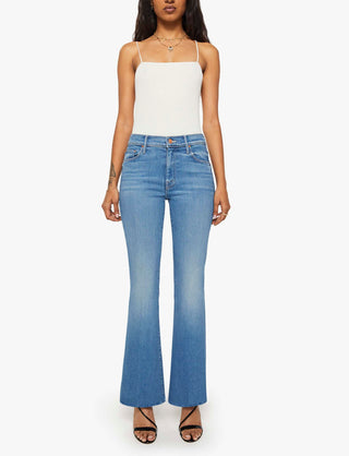 Mother Lil Weekender Flare Jeans