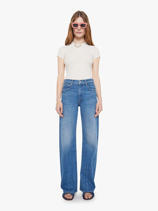 Mid Rise Lasso Sneak Jeans