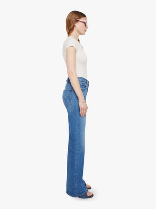 Mid Rise Lasso Sneak Jeans