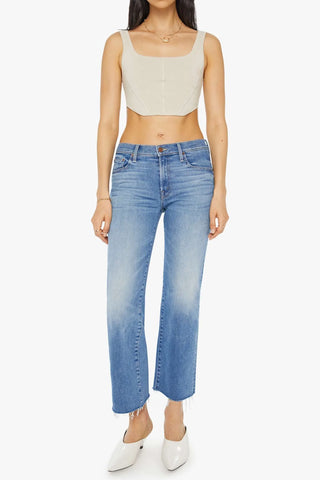 Mother Mid Rise Rambler Ankle Fray Jeans - Premium clothing at Lonnys NY - Just $248! Shop Womens clothing now 