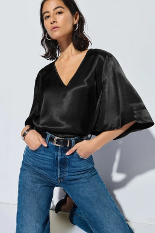 Nation Mel V-Neck Blouse - Premium clothing at Lonnys NY - Just $138! Shop Womens clothing now 