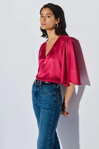 Nation Mel V-Neck Blouse - Premium clothing at Lonnys NY - Just $138! Shop Womens clothing now 