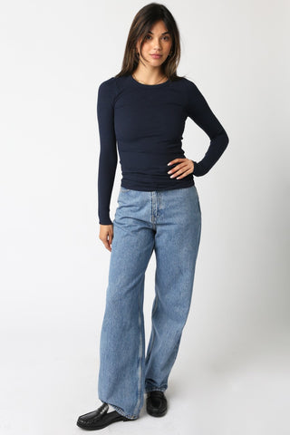 Olivaceous Abbey Long Sleeve Top