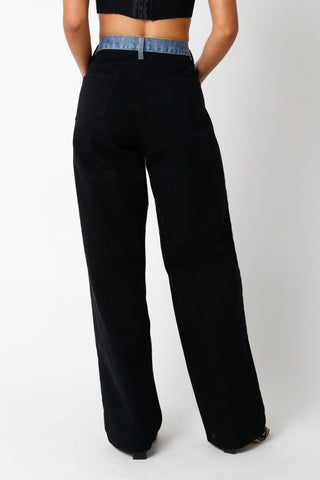 Olivaceous Ava Contrast Denim Pants - Premium clothing at Lonnys NY - Just $75! Shop Womens clothing now 