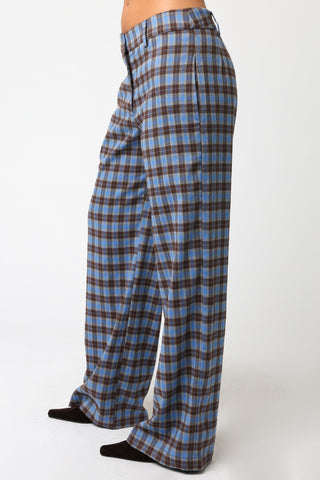 Olivaceous Monica Gingham Pants