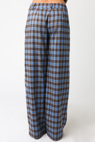 Olivaceous Monica Gingham Pants