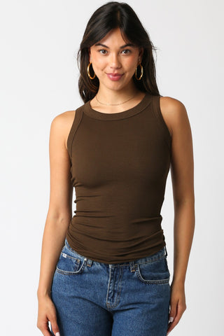 Olivaceous Ribbed Tank
