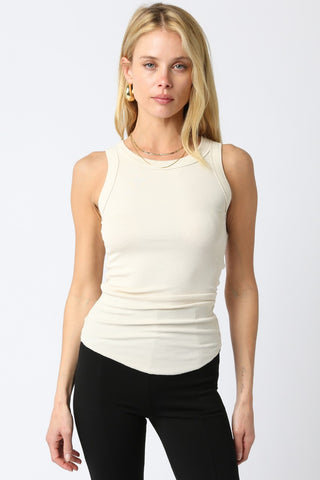 Olivaceous Ribbed Tank