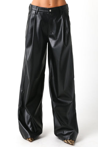 Olivaceous Stacy Vegan Leather Pants - Premium clothing at Lonnys NY - Just $80! Shop Womens clothing now 