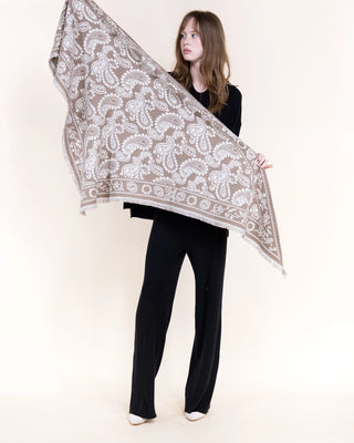 Original Bohemian Paisley Triangular Scarf