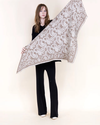 Original Bohemian Paisley Triangular Scarf