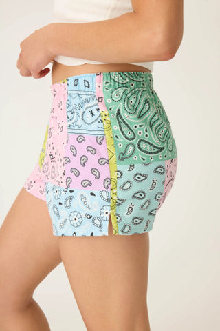 PJ Salvage Printed Flannel Sleep Shorts