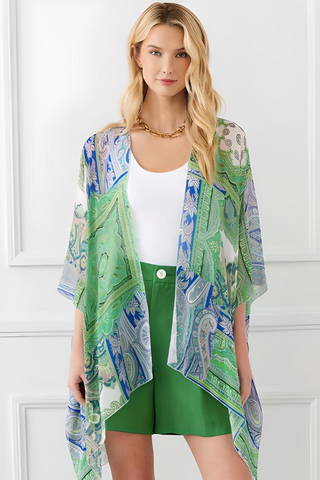 Madison Paisley Open Front Jacket - Premium Shirts & Tops from MADISON - Just $148! Shop now 